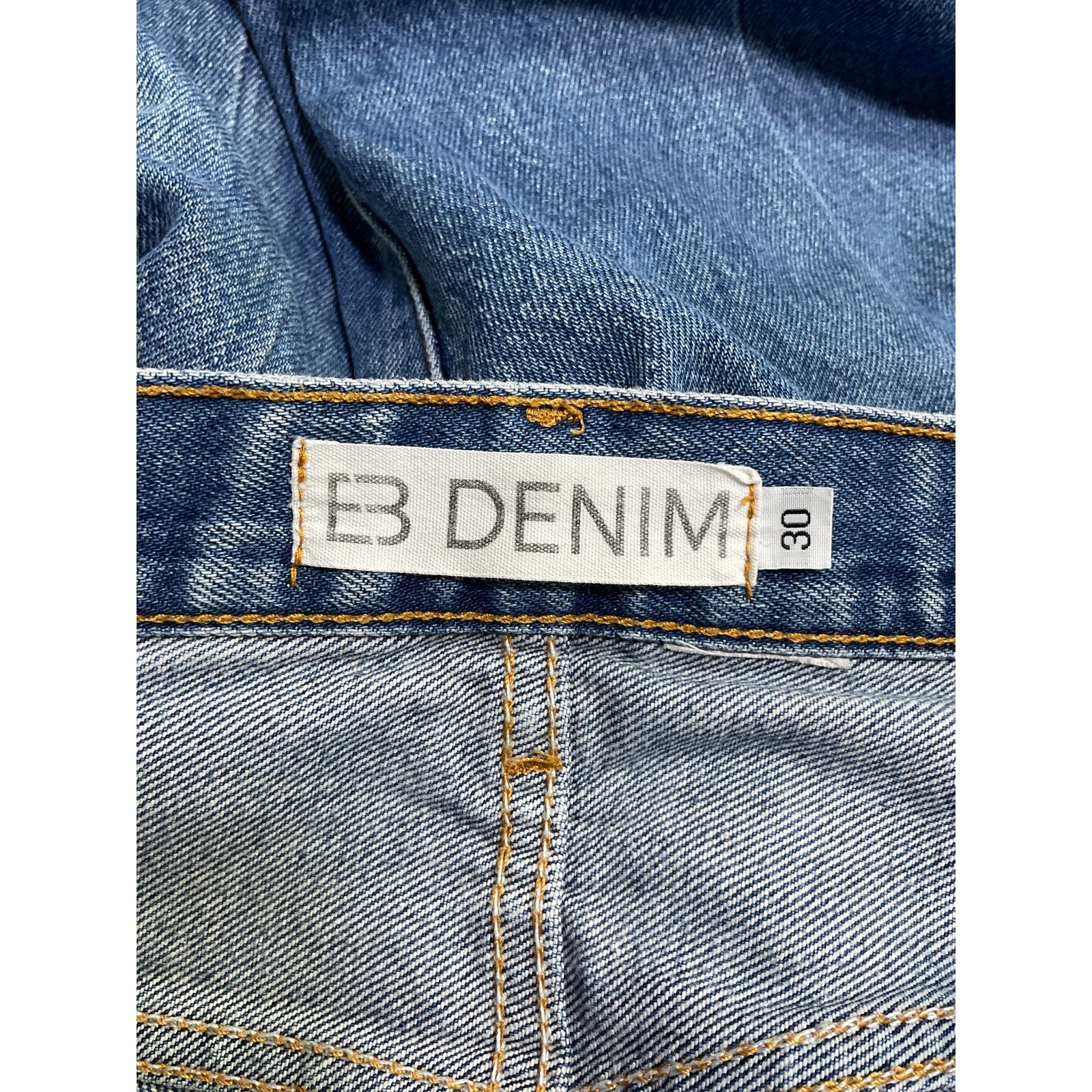 Eb Denim Split Hem Blue Cotton Ogs Denim Jean Size 30