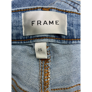 Frame Classic Blue Pencil Crop Denim Jeans Size 25