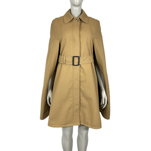 Joseph Tailored Camel Belted Gabardine Cape Size FR 32 / US 0