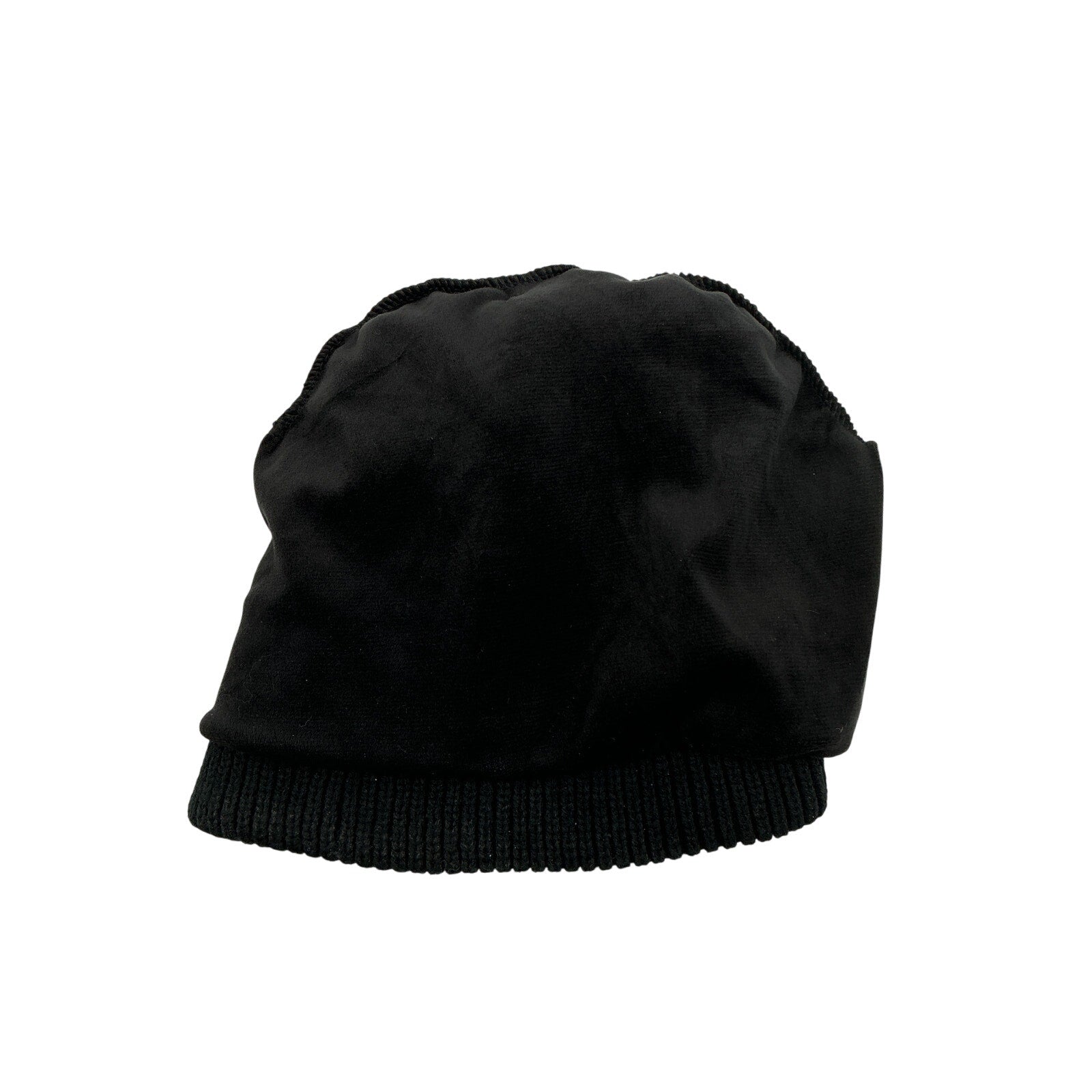 Prada Black Wool And Cashmere Beanie Size S