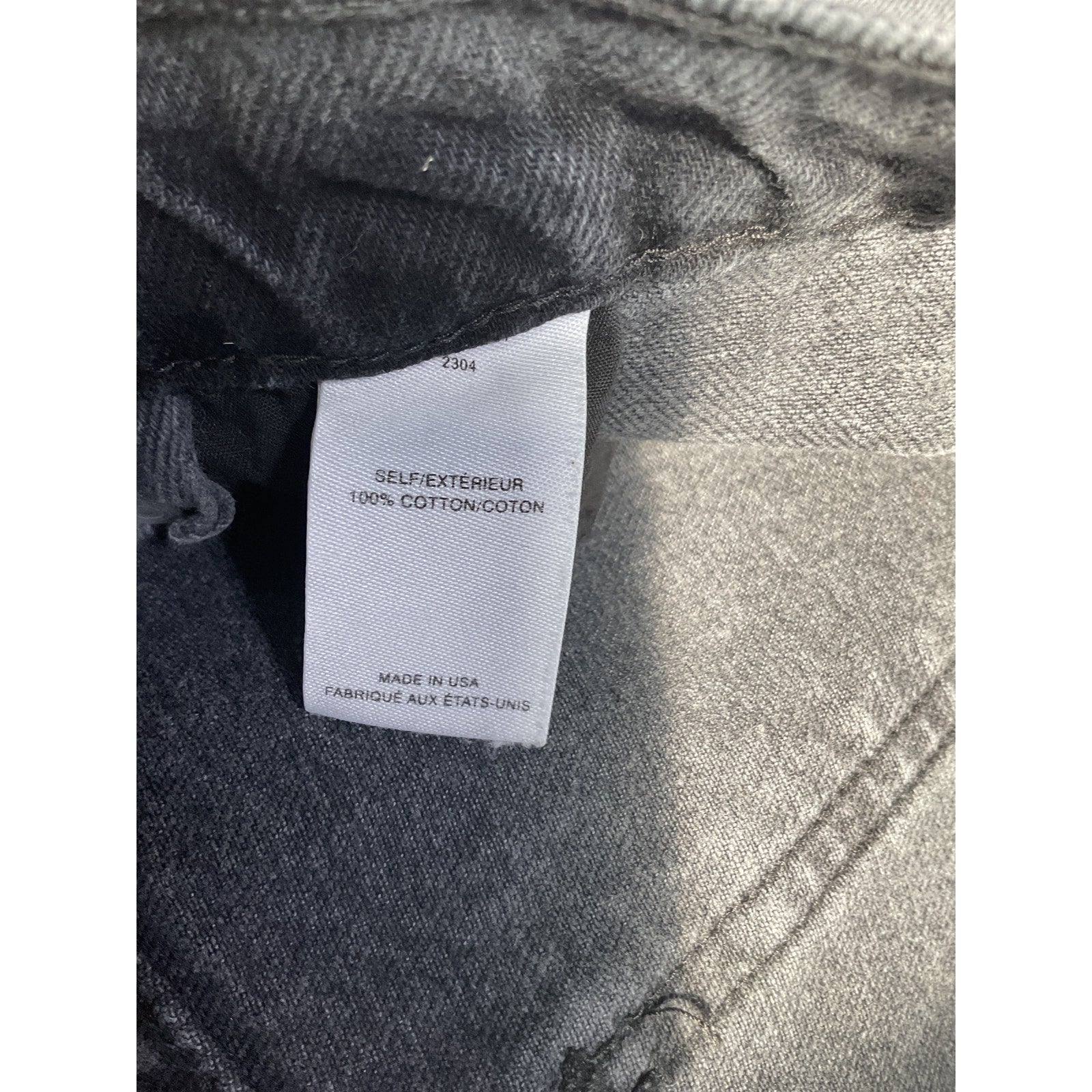Derek Lam 10 Crosby 'Ana' Grey Asymmetrical Denim Mini Skirt Size 26