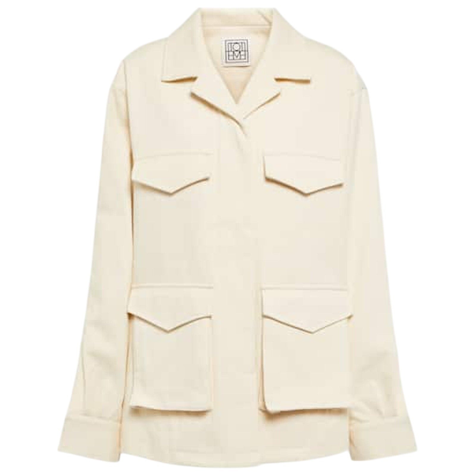 Toteme 'Twill' Beige Cotton Jacket Size 32