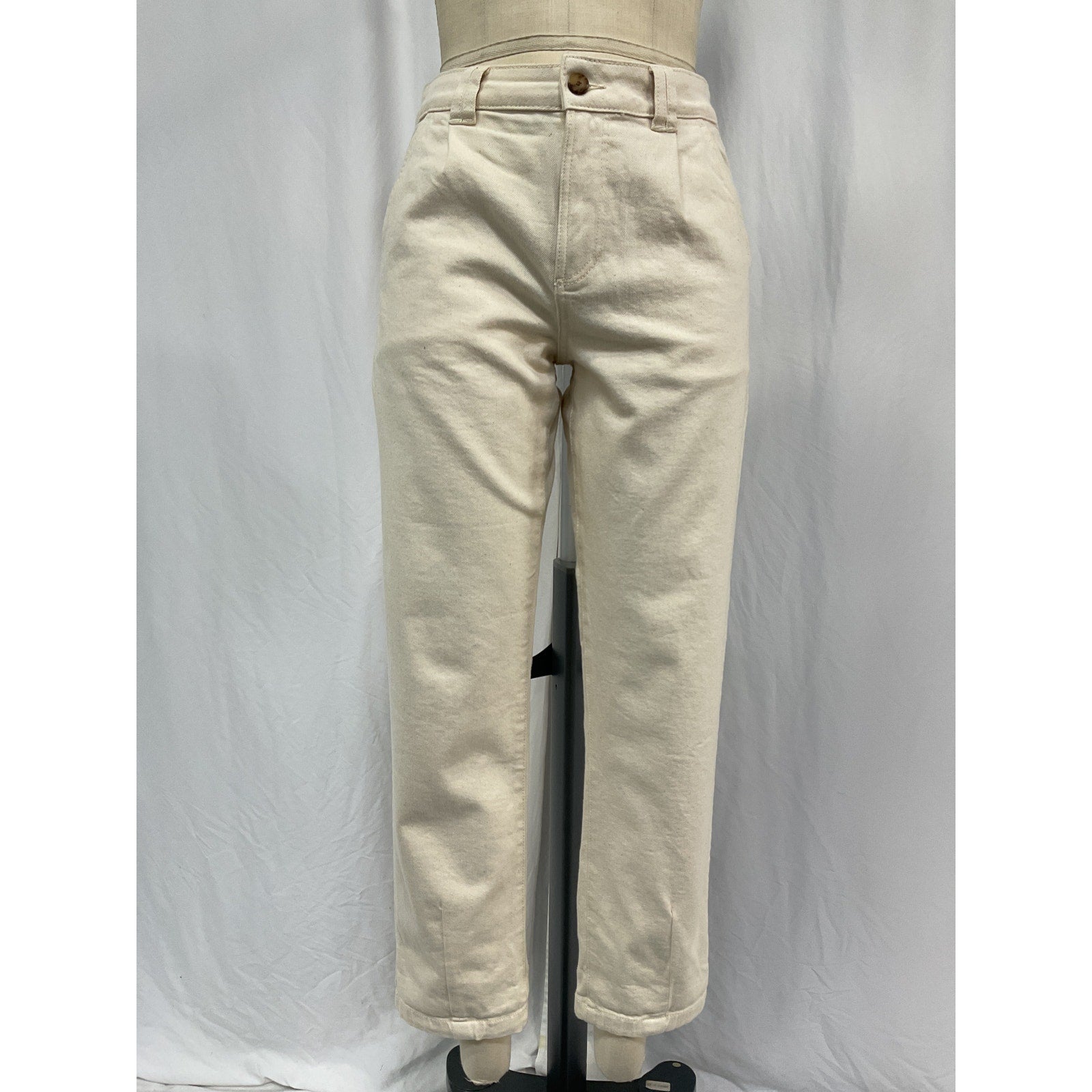 S�zane 'Manu' White Trousers Size 36