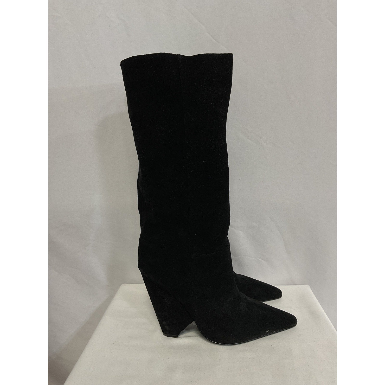 Raye 'Tarrytown' Black Suede Leather Boot Size 7