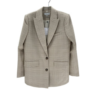 L'Academie 'Abigail' Beige Polyester Blazer Size M