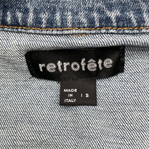 Retrofête Belted Light Blue Jay Phoebe Romper Size S