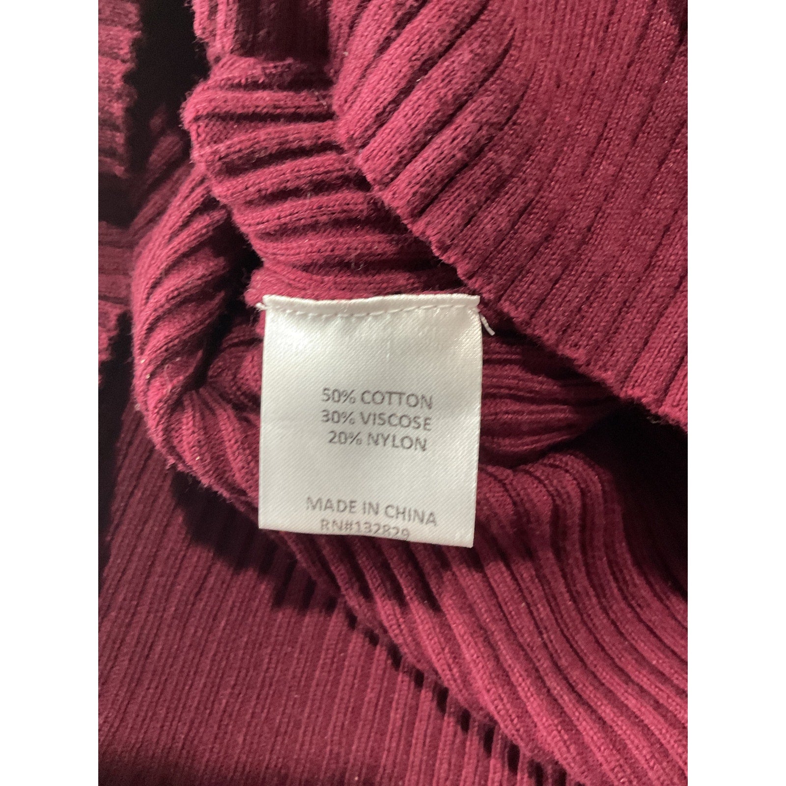 Majorelle 'Salone' Red Cotton Sweater Size S