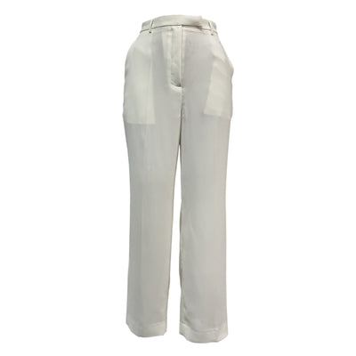 The Frankie Shop Tailored Cream Isla Trousers Size L
