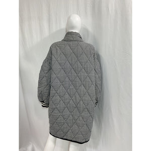 Veronica Beard 'Shanna' Grey Reversible Puffer Jacket Size L