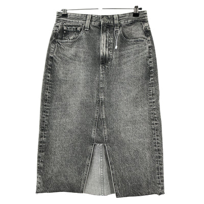Ag Denim Jeans Denim Gray Haruko Midi Skirt Size 25