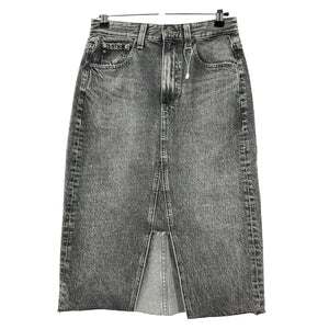 Ag Denim Jeans Denim Gray Haruko Midi Skirt Size 25