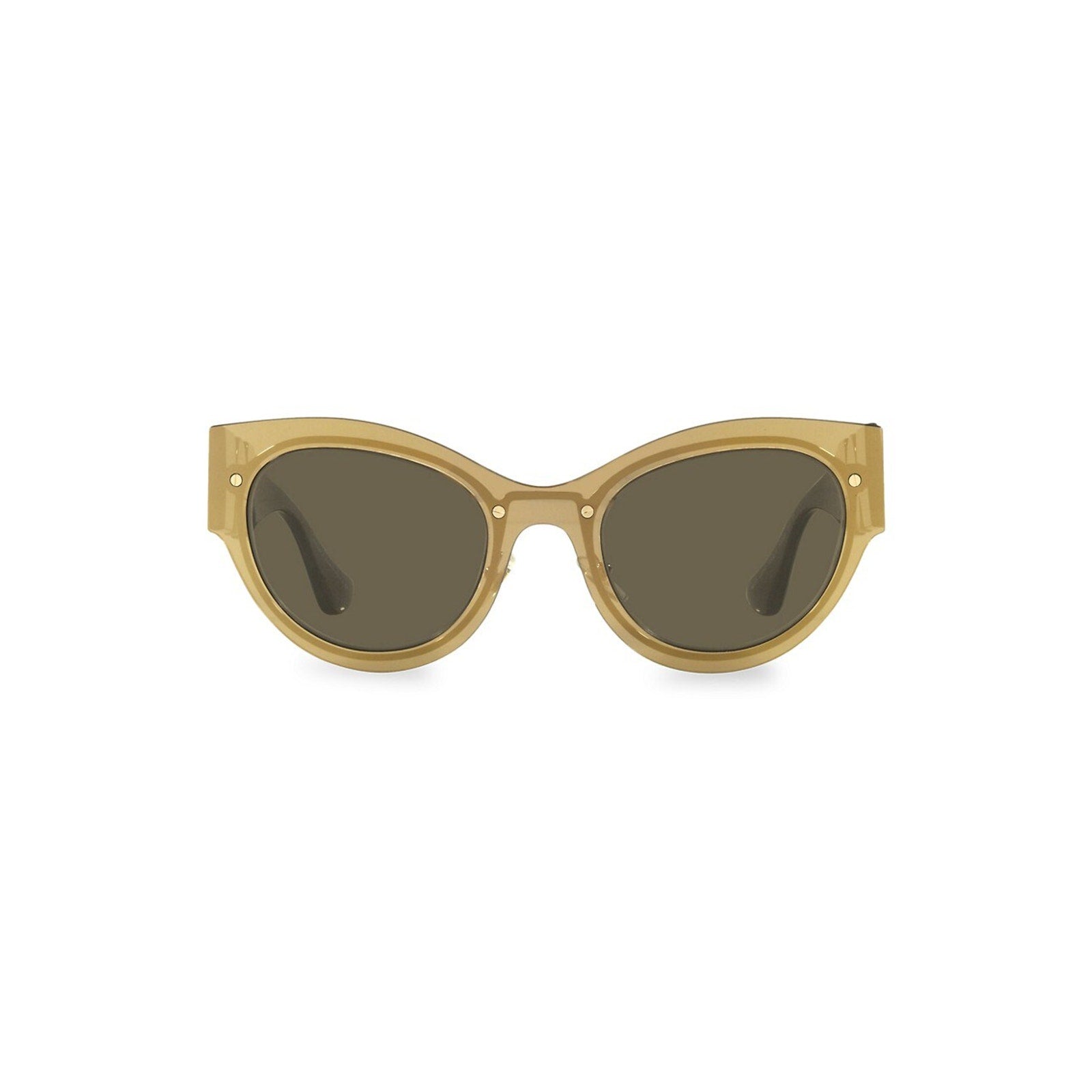 Versace '53mm' Gold Cat Eye Sunglasses Size 53 mm