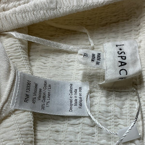 L*Space Smocked White Lila Dress Size XL