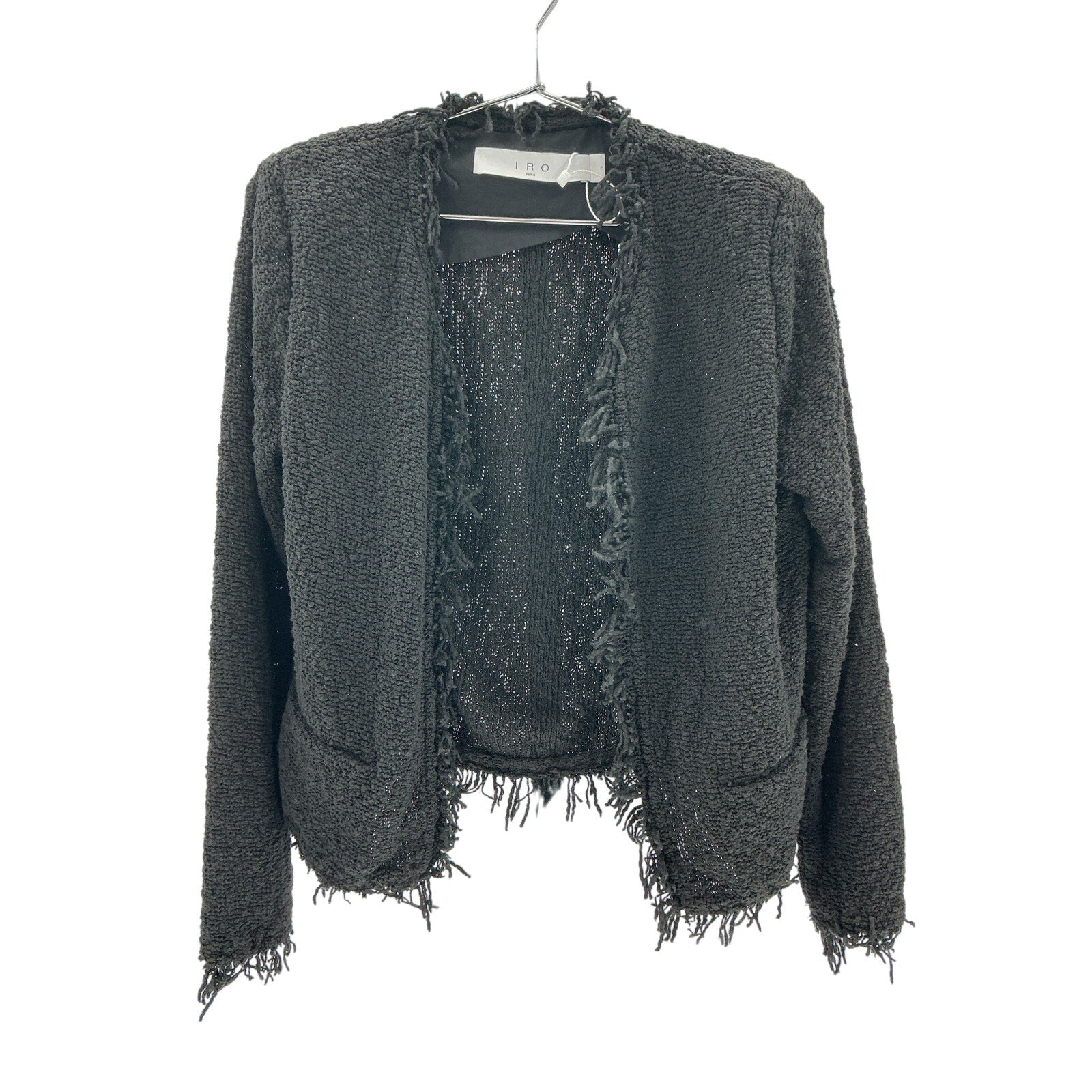 Iro 'Shavani' Black Cotton Jacket Size 38