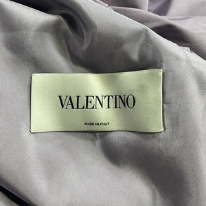 Valentino Elegant Lilac One Shoulder Ruffled Faille Mini Dress Size IT 38