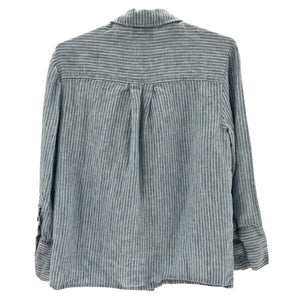 Reformation Oversized Blue Ian Shirt Size XS