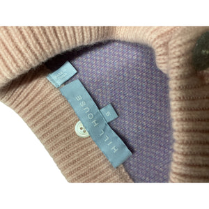 Hill House Home Argyle Pink/Blue Heddy Cardigan Size S
