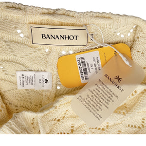 Bananhot Knit Beige Mina Shorts Size XS / S