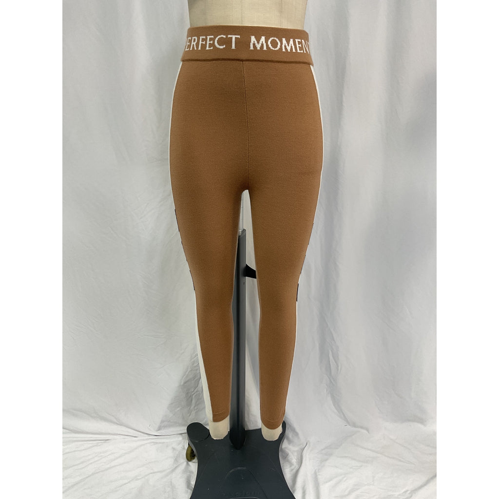 Perfect Moment 'Mania' Brown Merino Wool Bottom Size S
