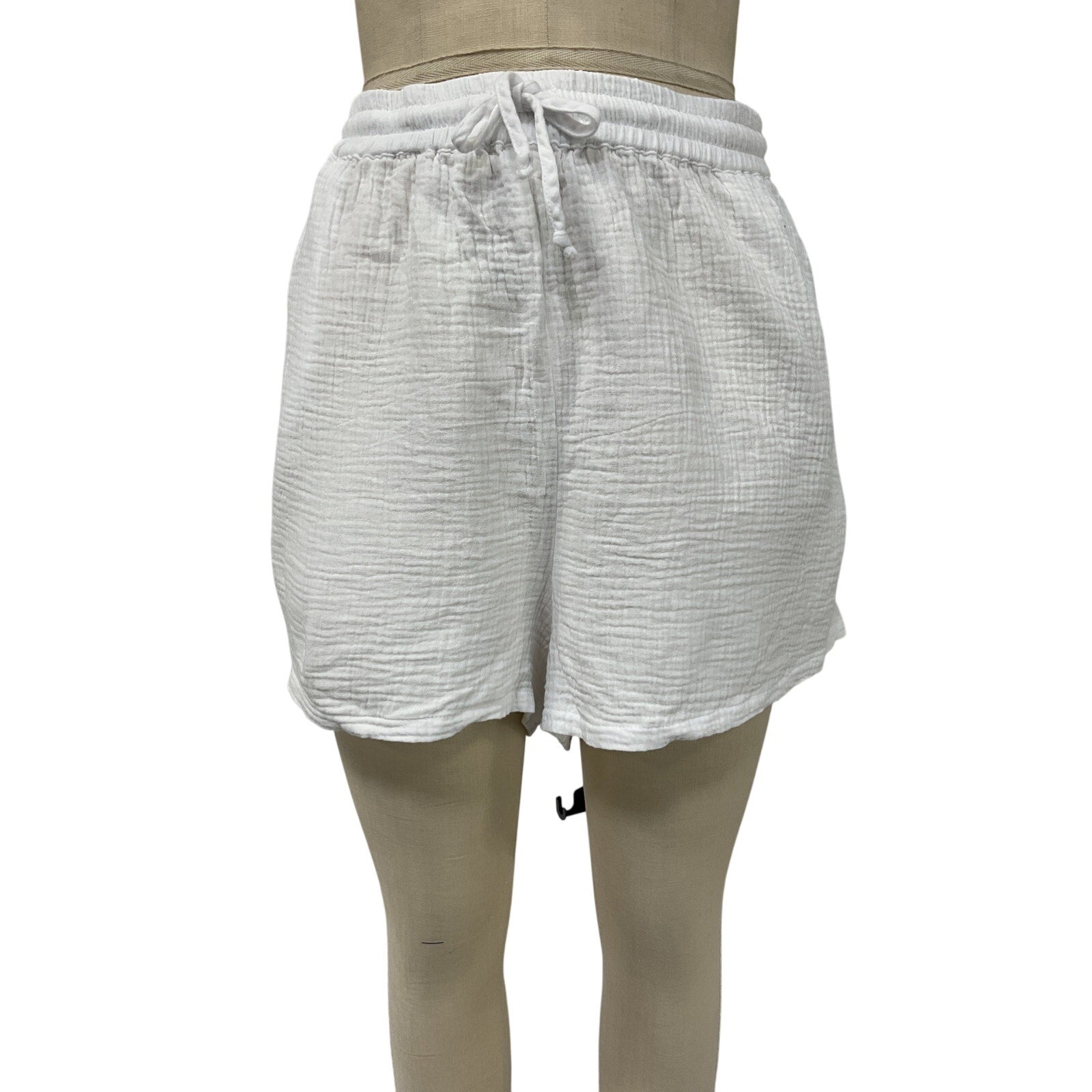 Favorite Daughter White Cotton The Slip It On Short Size XL