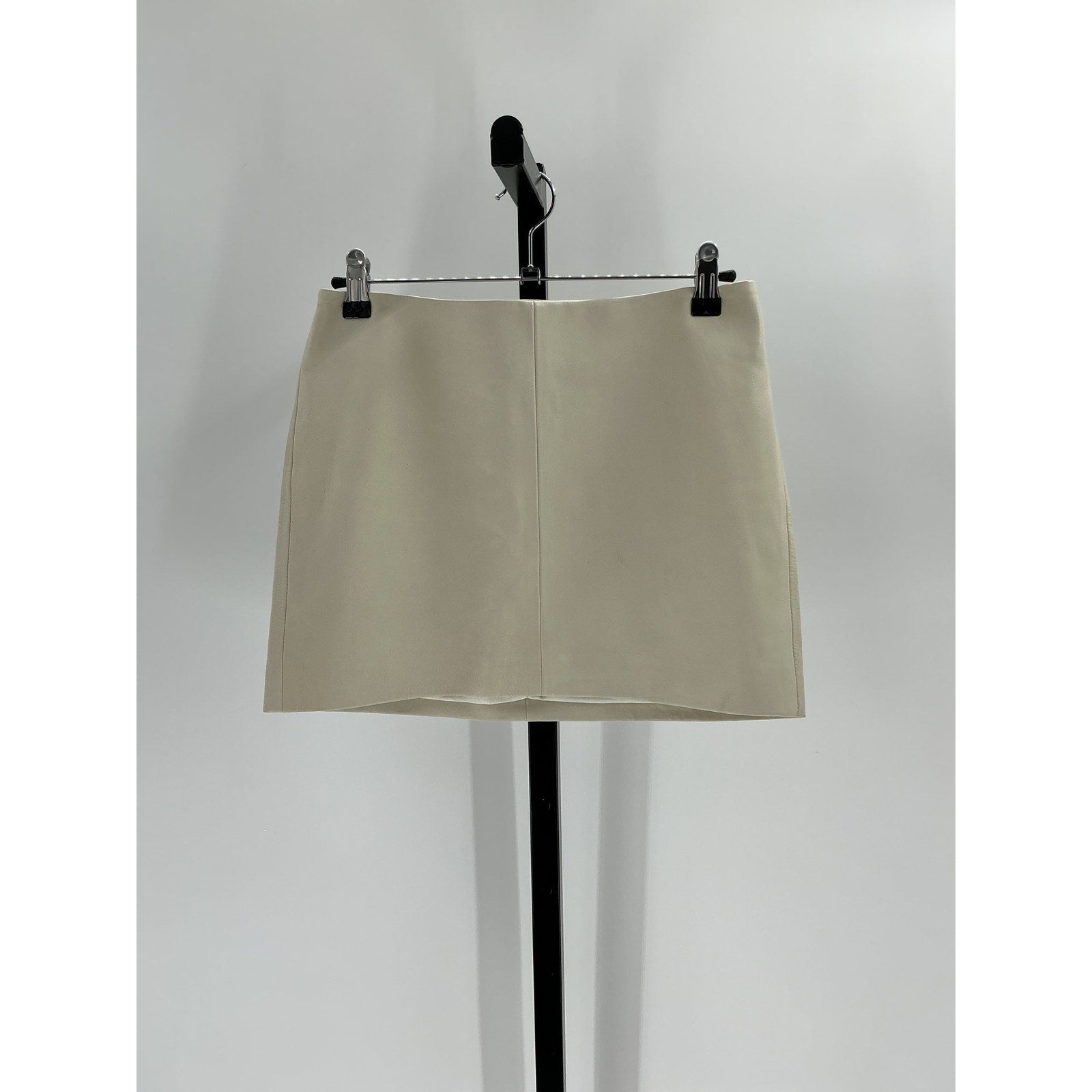 St. Agni Tan Leather Mini Skirt Size XS