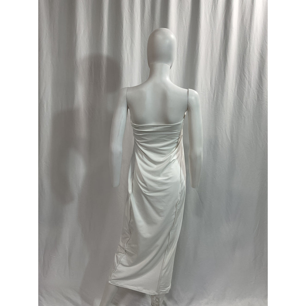 Helsa 'Organic' White Jersey Seamed Tube Dress Size XL