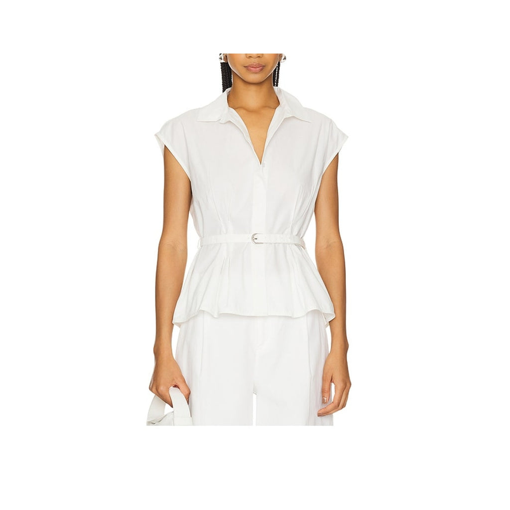 Posse 'Juno' White Cotton Shirt Size XS
