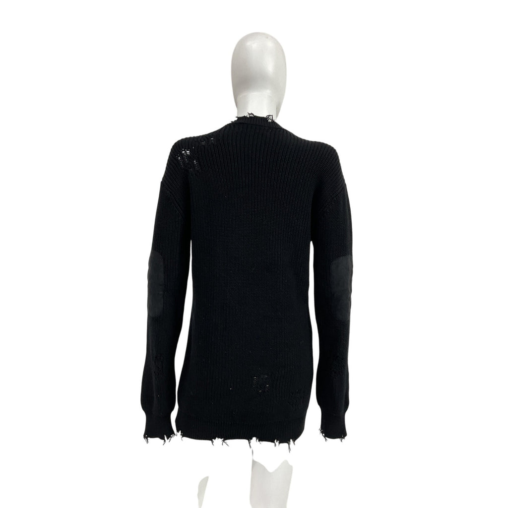 Ser.O.Ya 'Devin' Black Cotton Sweater Size XXS