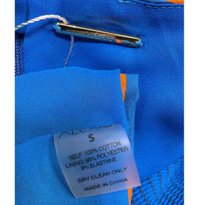Alexis Printed Blue Bodhi Dress Size S