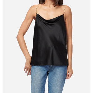 Cami Nyc 'The Busy' Black Silk Cami Top Size XS