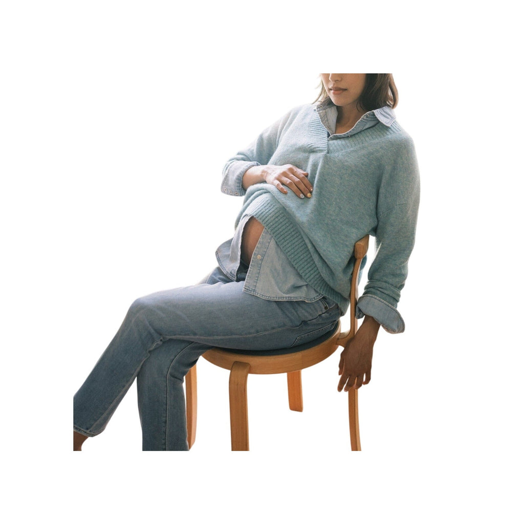 Hatch 'The Mina' Green Acrylic V-Neck Sweater Size 3