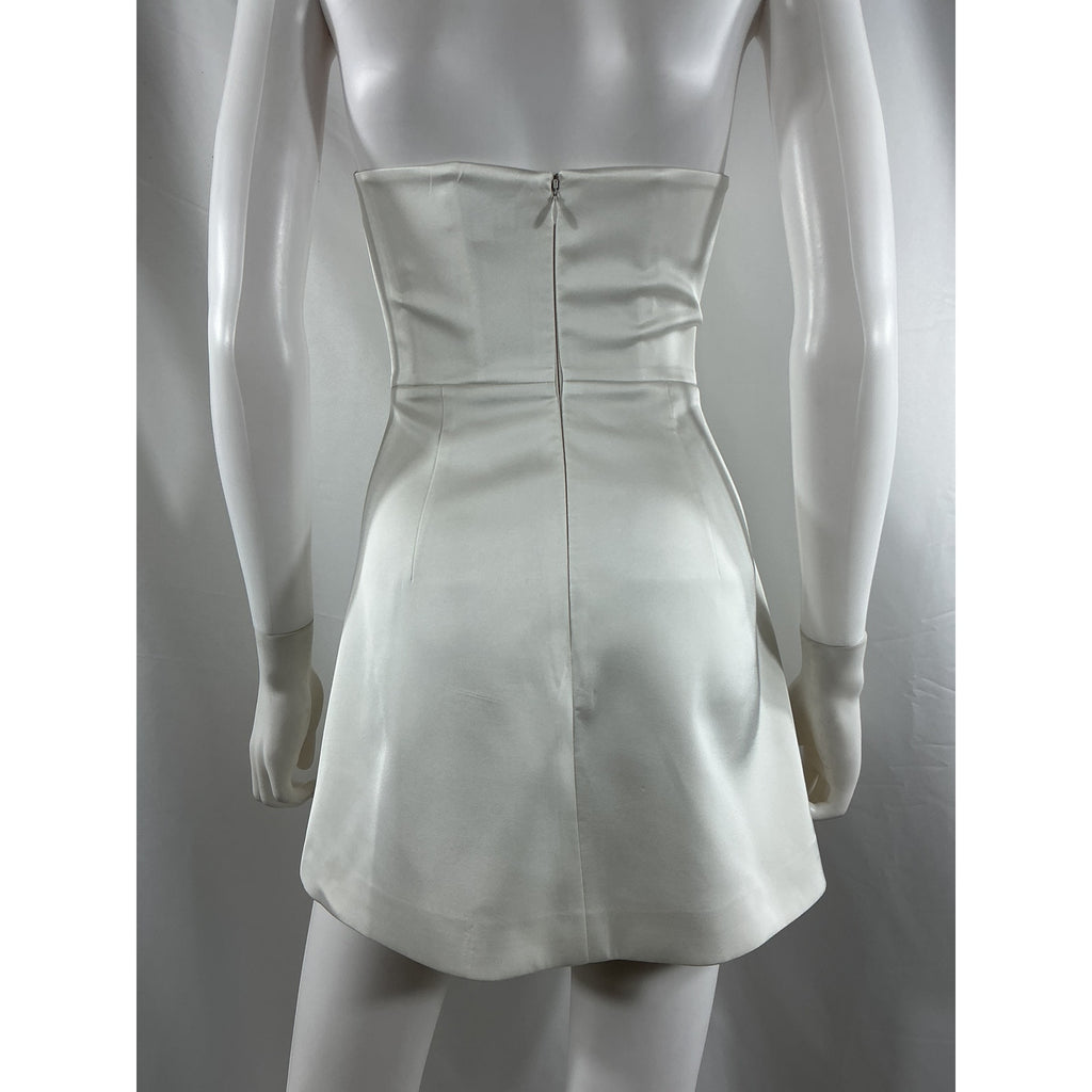 Sau Lee 'Ella' White Polyester Dress Size 00