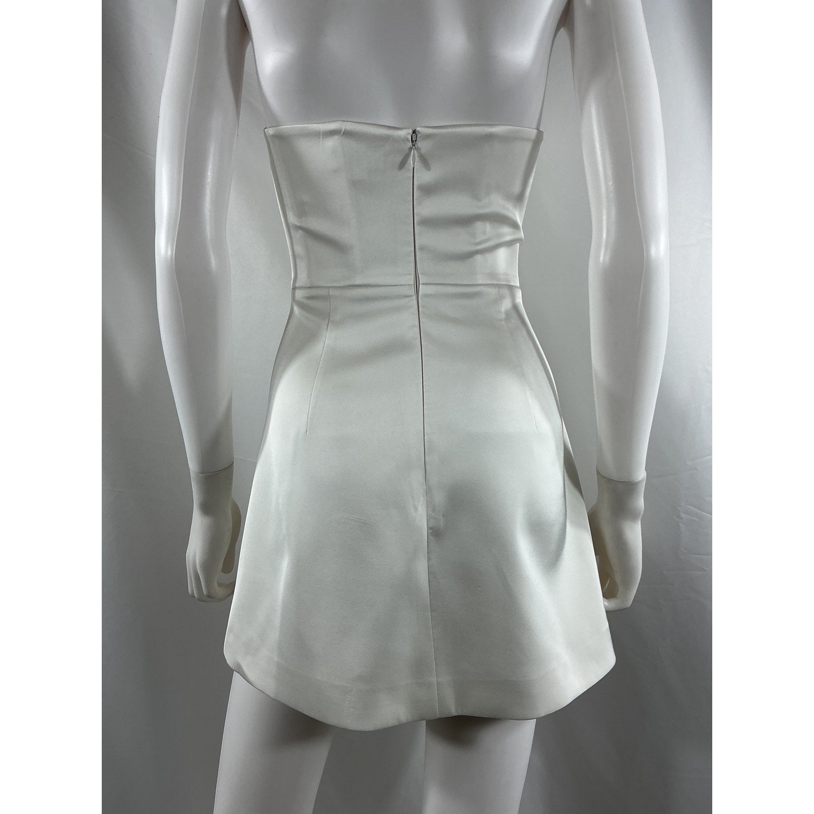 Sau Lee 'Ella' White Polyester Dress Size 00