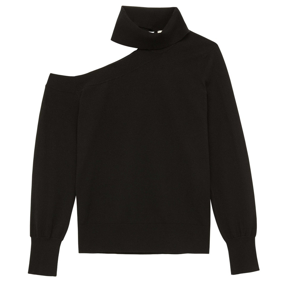 L'Agence Sleek Black Easton Pullover Size S