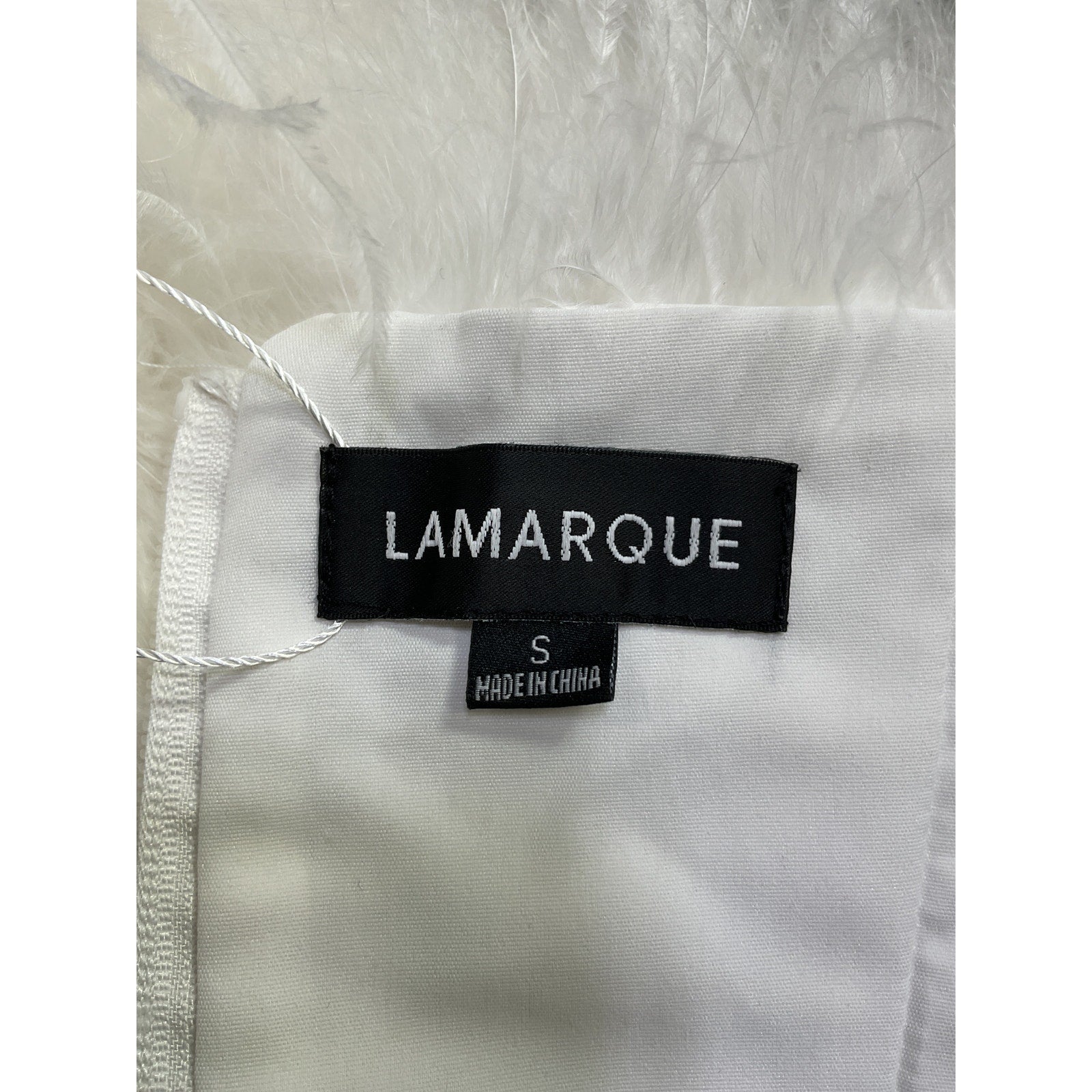 Lamarque 'Zaina' White Polyester Top Size S