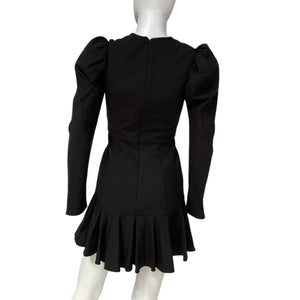 Acler Cutout Black Lapkus Mini Dress Size 2 NWT