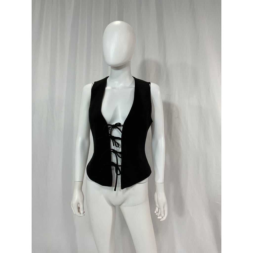 Elliatt 'Cavalcade' Black Crepe Top Size S