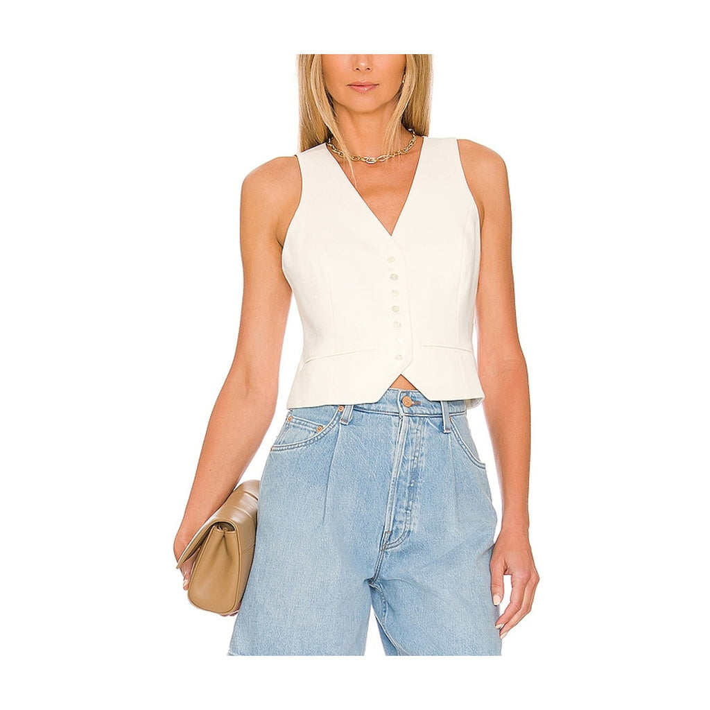 Favorite Daughter 'The Favorite' Ivory Polyester Vest Size S