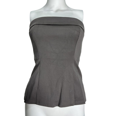 Lpa Sleek Gray Santino Tube Top Size S