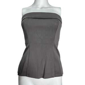Lpa Sleek Gray Santino Tube Top Size S