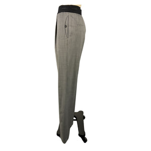 Helmut Lang Tailored Black And White Multi Suit Trousers Size 4