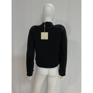 Tibi 'Sculpted' Black Shoulder Sweatshirt Size XXS - NWT