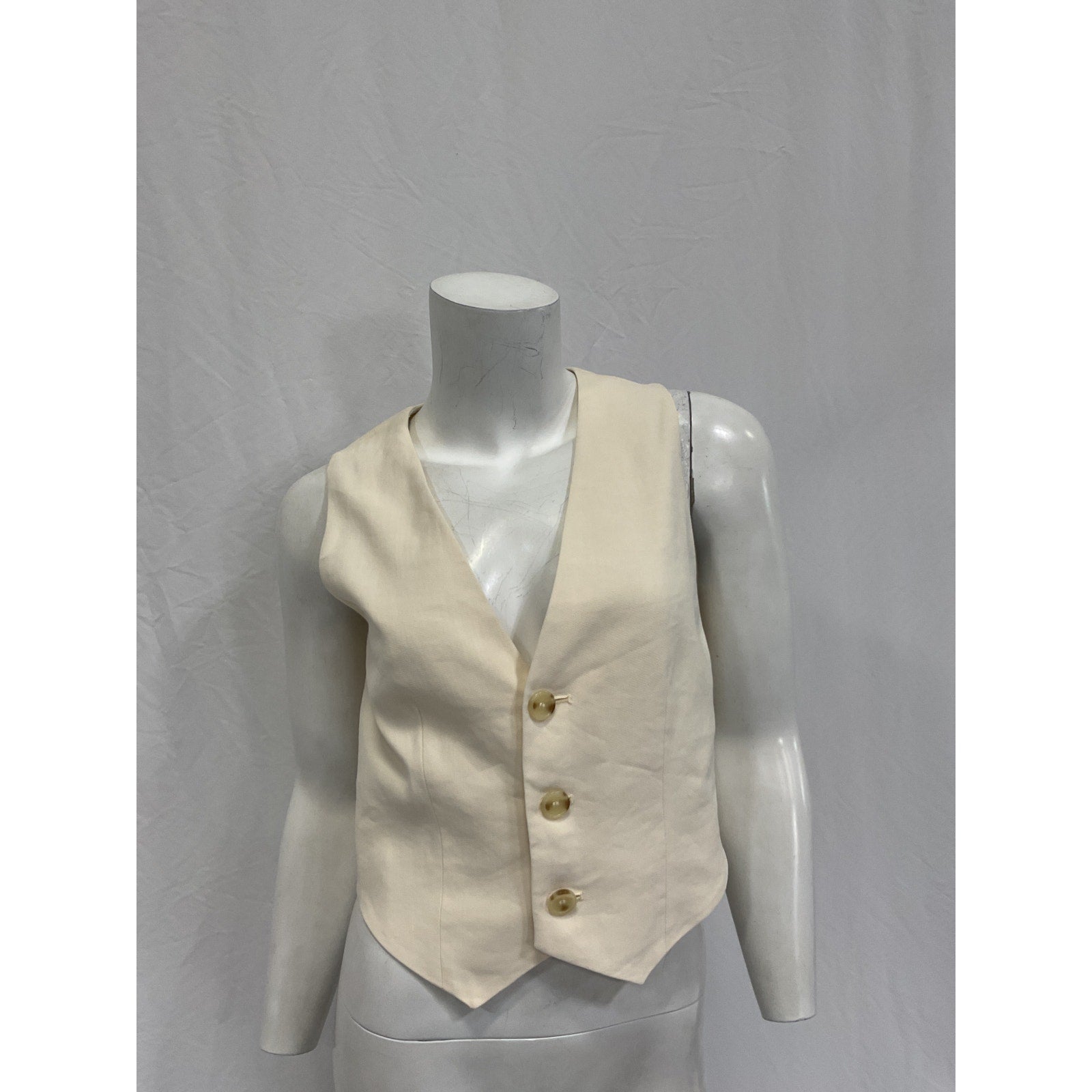 A.L.C. 'Maxwell' White Linen Vest Size 2 - NWT