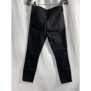 Nili Lotan 'Jonas' Black Skinny Leg Denim Jean Size 25
