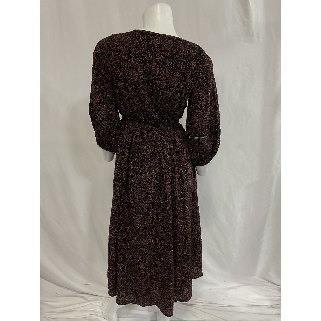Hatch 'The Victoria' Black Long Sleeve Maternity Dress Size 0