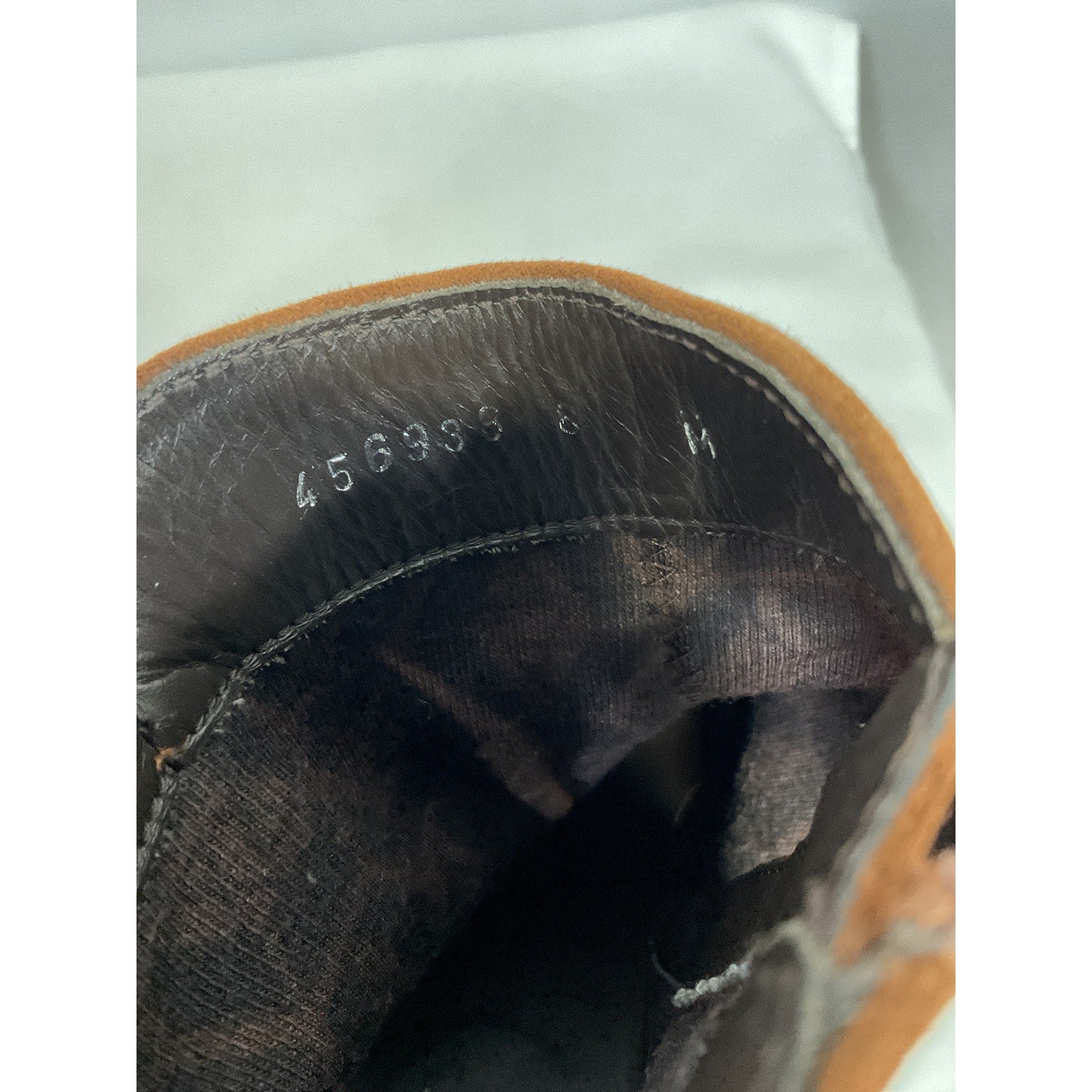 Aquatalia 'Dalia' Brown Leather Water Resistant Bootie Size 8
