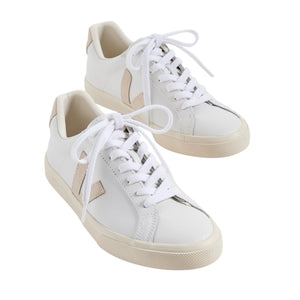 Veja Classic White Esplar Logo Sneakers Size 7