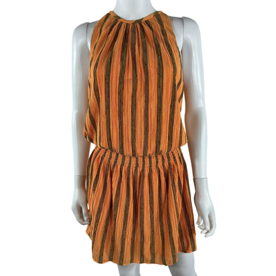 Ramy Brook Striped Zinnia Paris Mini Dress Size S