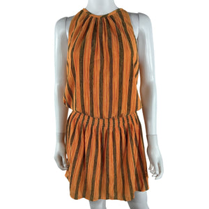 Ramy Brook Striped Zinnia Paris Mini Dress Size S