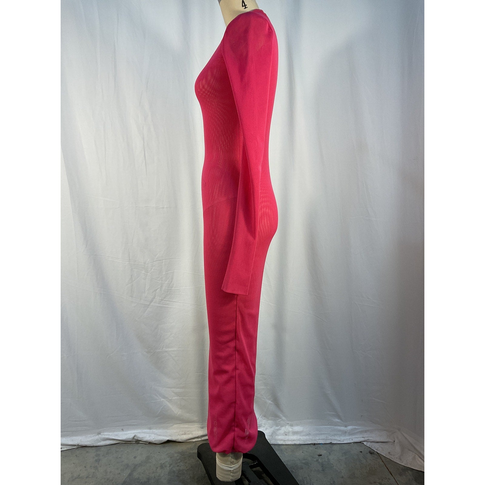 The Andamane 'Ivy' Pink Midi Dress Size XS